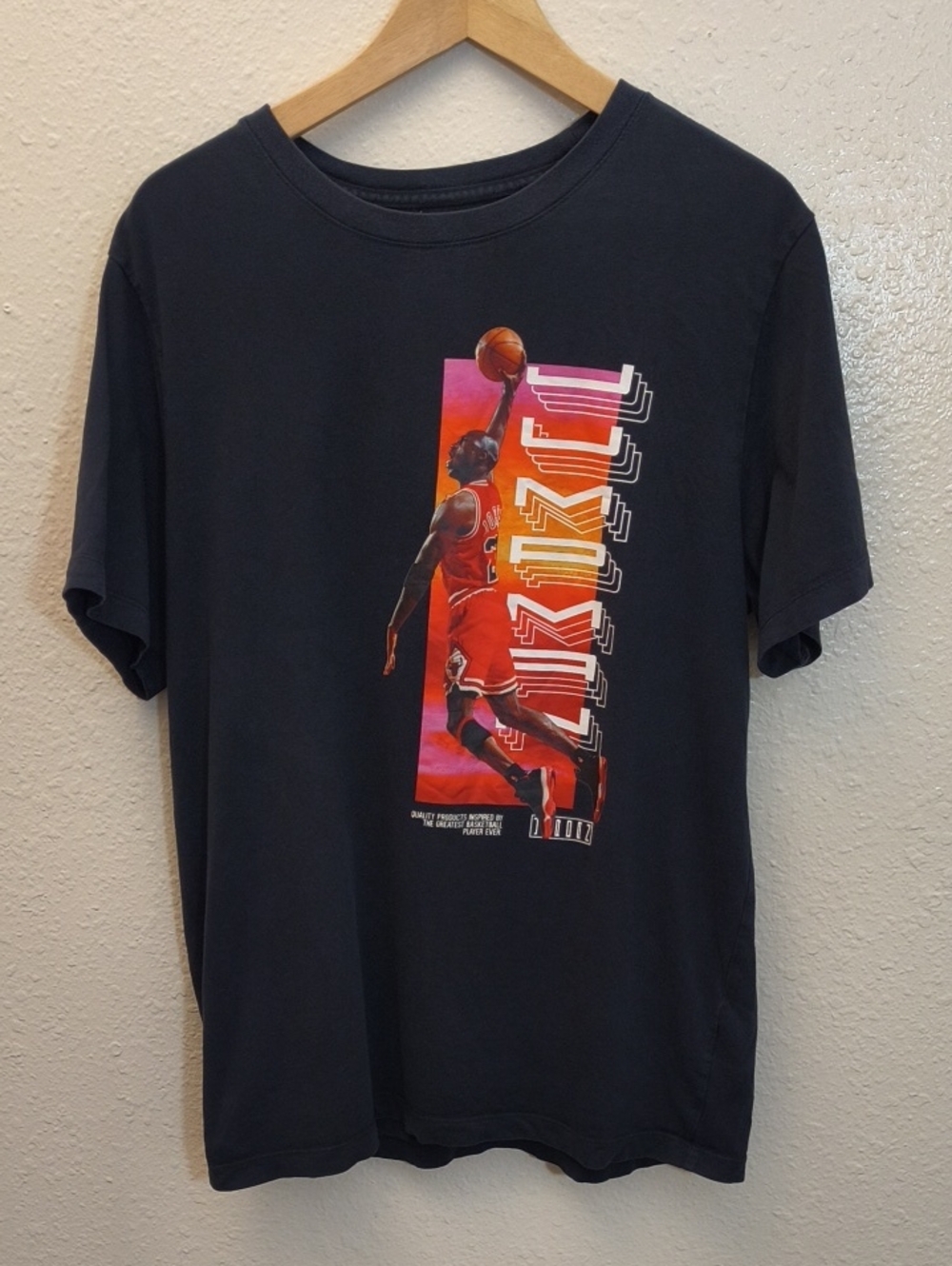 Black Jordan Graphic T Shirts